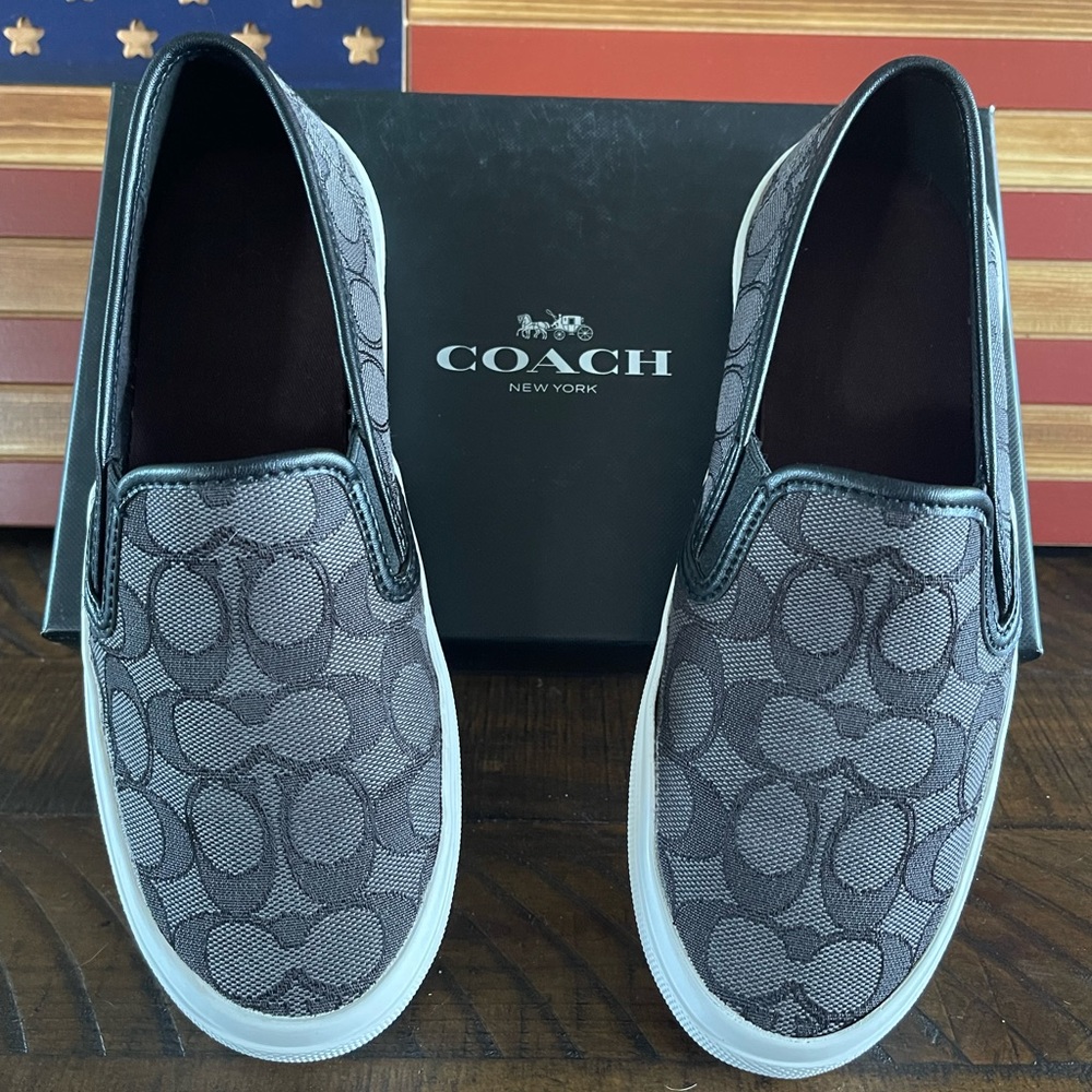Coach Chrissy slip ons Size 7m